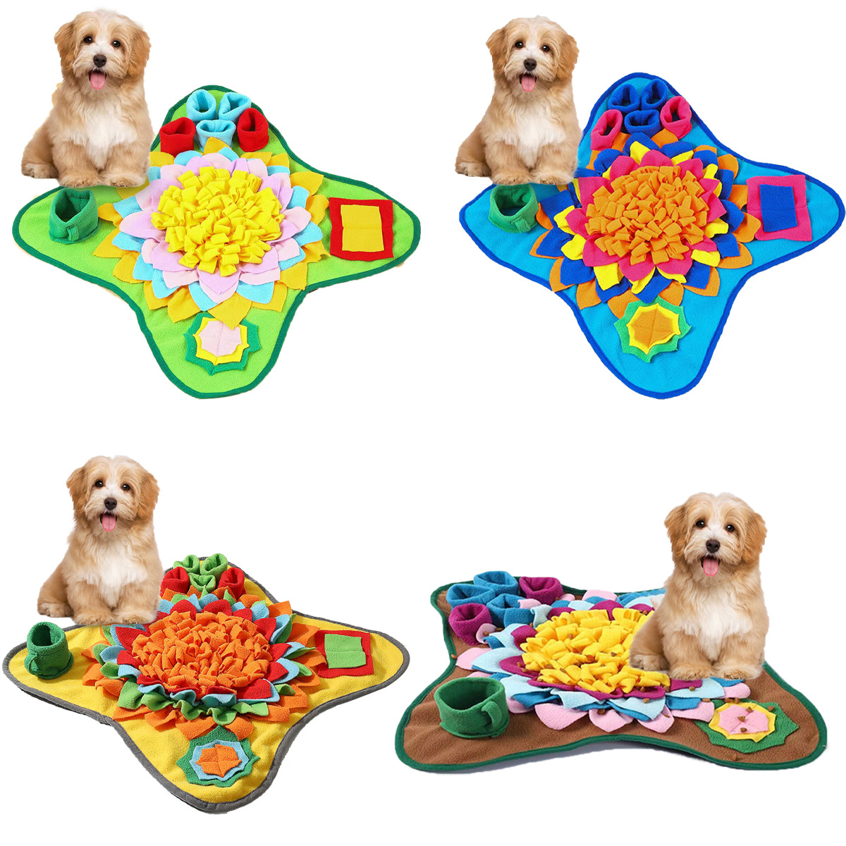 犬用の優れたペットスナッフルマット、退屈のためのインタラクテ - Snuffle Mat For Dogs のレビューと価格