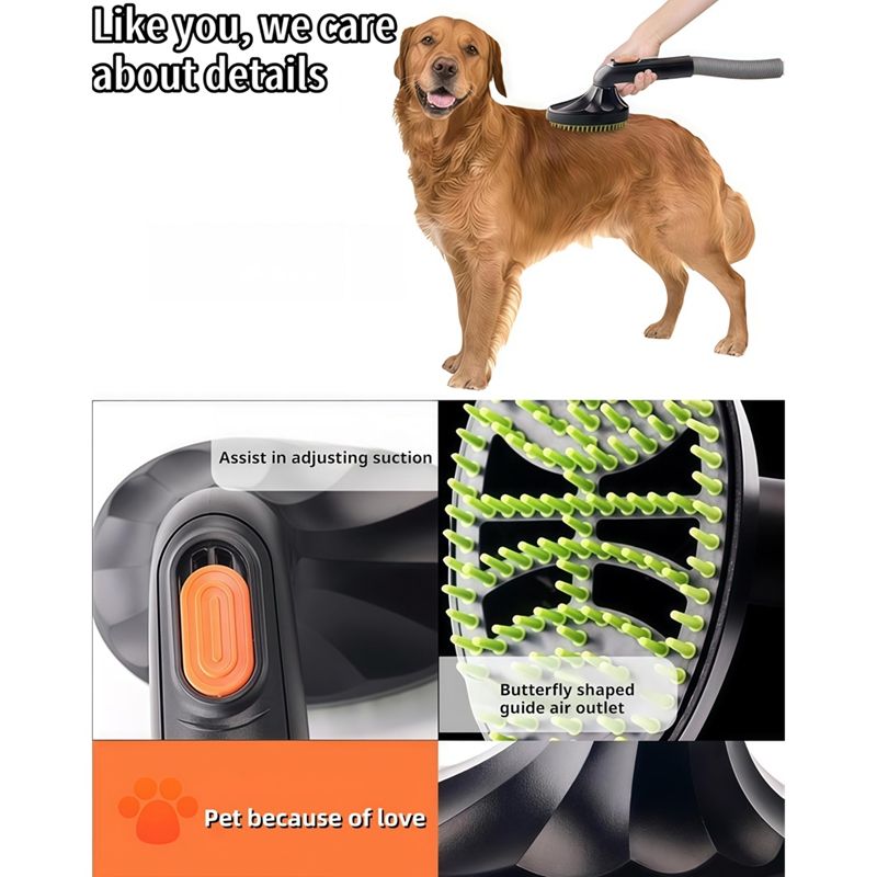 抜け毛取りブラシ掃除機アタッチメントキット - ペットグルー - Pet Grooming のレビューと価格