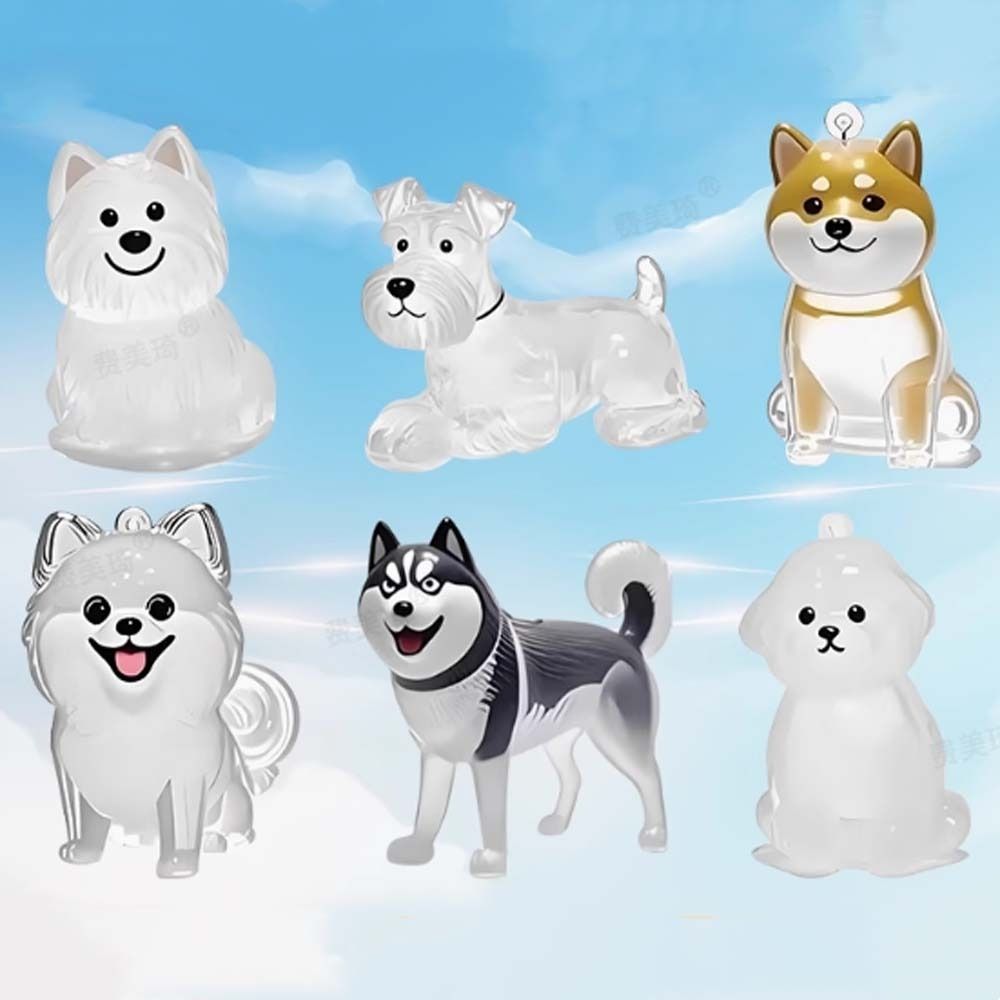 吊り下げ装飾犬型ペットヘア収納ボックス 透明ヘアグルーミング - Pet Grooming のレビューと価格