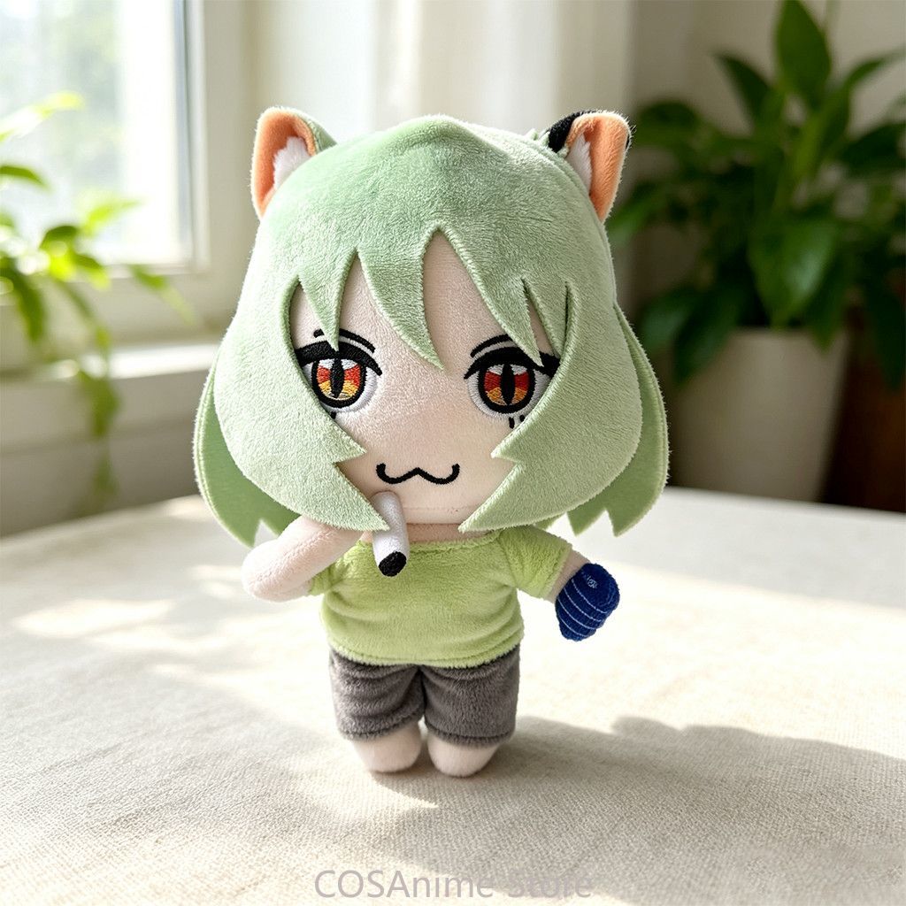 チェーンスモーカー猫「ヤニネコ」25cm。かわいいアニメ風の - Cat Toys のレビューと価格