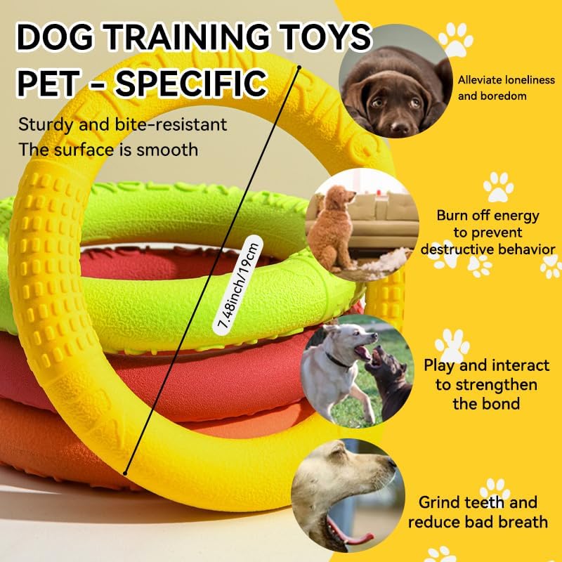 フローティングウォーター犬のおもちゃ、ペットの飛行ディスク、 - Suction Cup Dog Tug Toy のレビューと価格