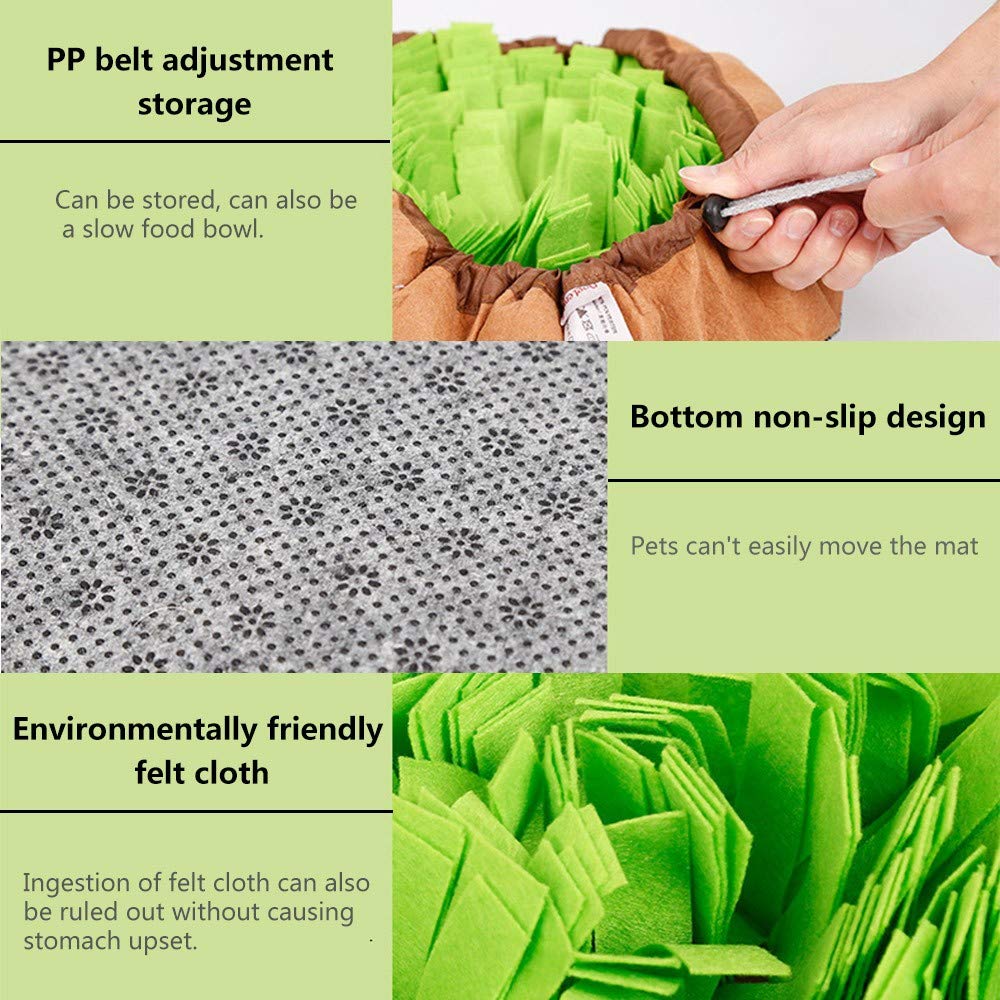 犬用ペットスナッフルマット、退屈解消のためのインタラクティブ - Snuffle Mat For Dogs のレビューと価格