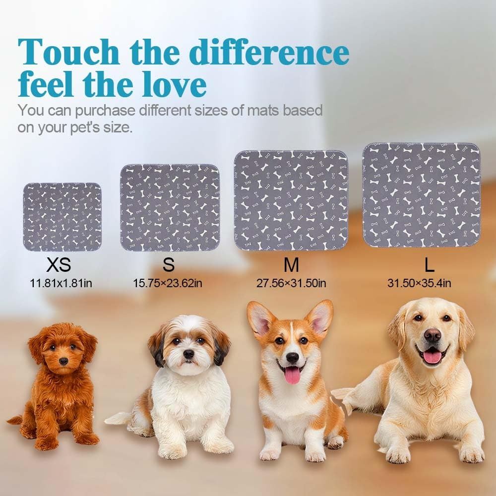 耐久性のある超吸収ペットベッドマット、再利用可能な滑り止め子 - Pet Beds のレビューと価格
