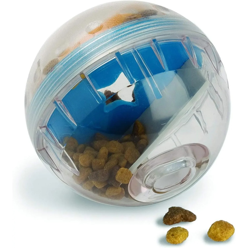 IQトリートボール 犬用おやつディスペンサーおもちゃボール  - Dog Puzzle Feeder Toy のレビューと価格
